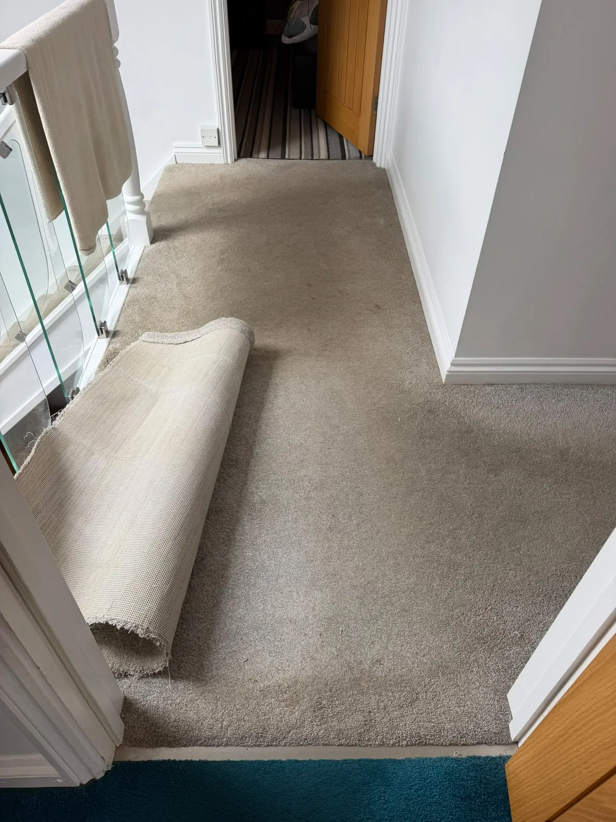 Before Appolo landing and stairs cleaning